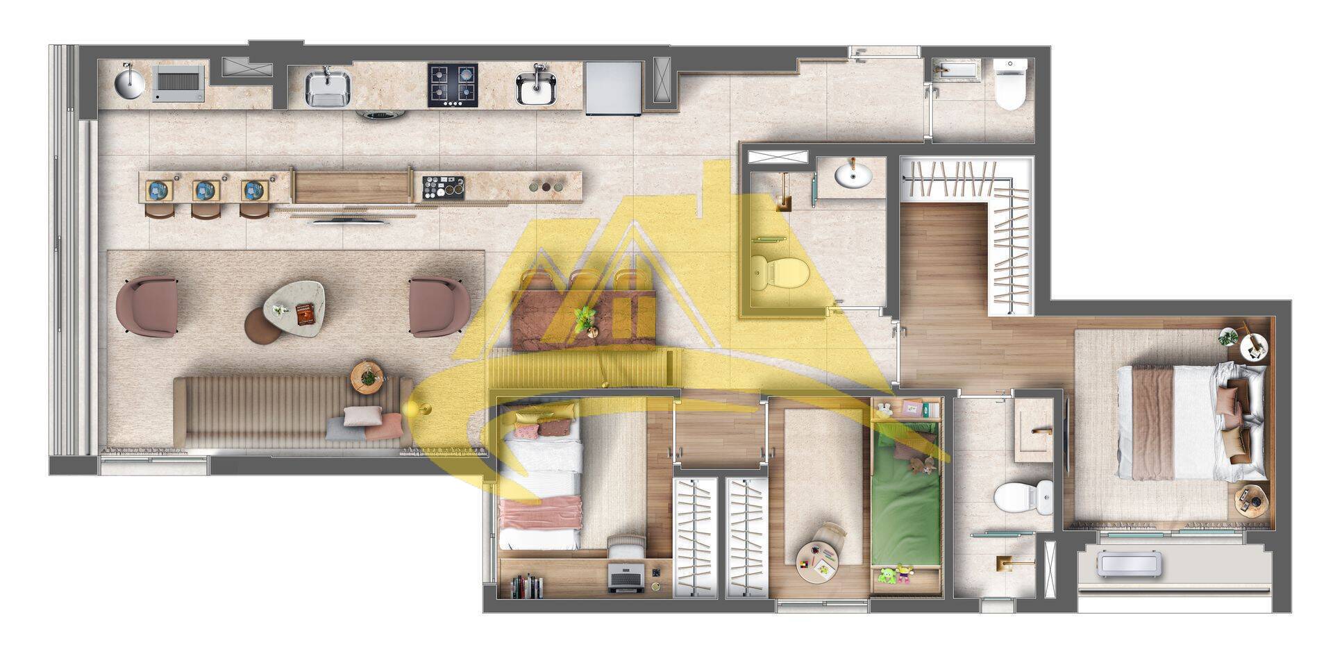 Apartamento à venda com 3 quartos, 87m² - Foto 22