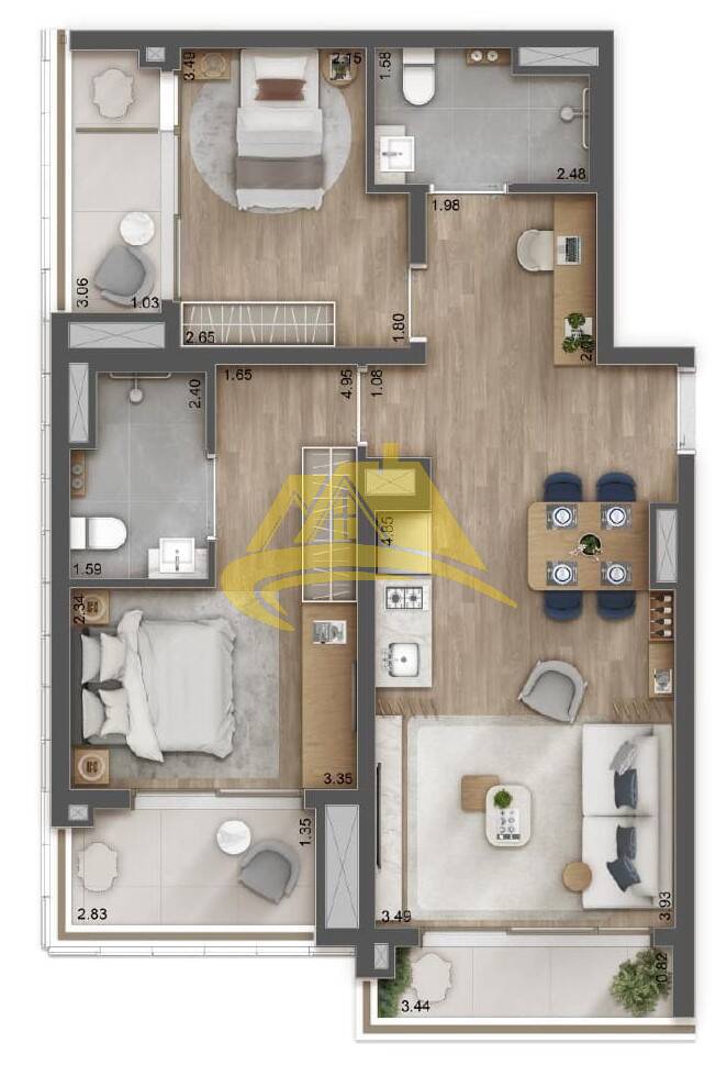 Apartamento à venda com 1 quarto, 28m² - Foto 23