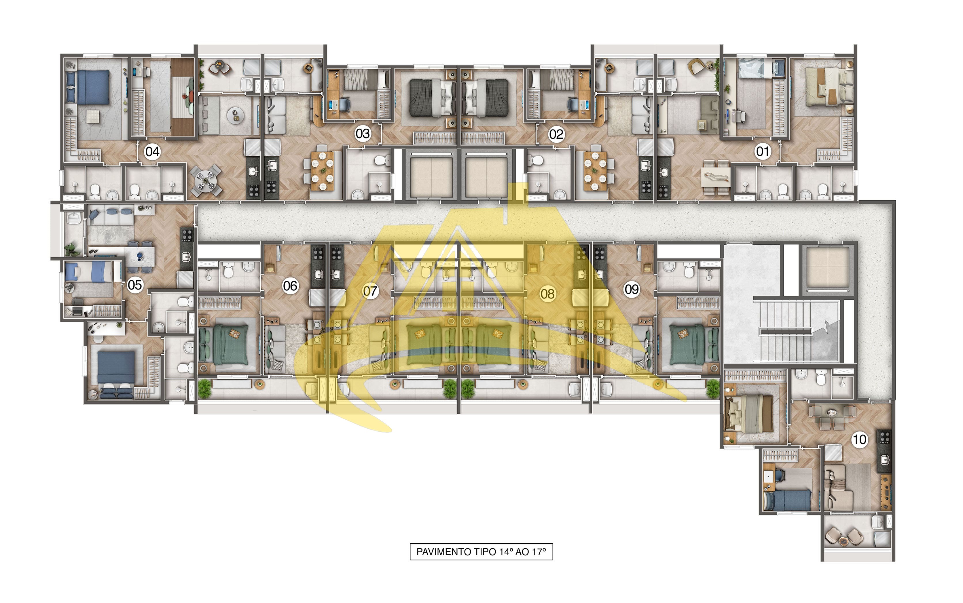 Apartamento à venda com 1 quarto, 33m² - Foto 24