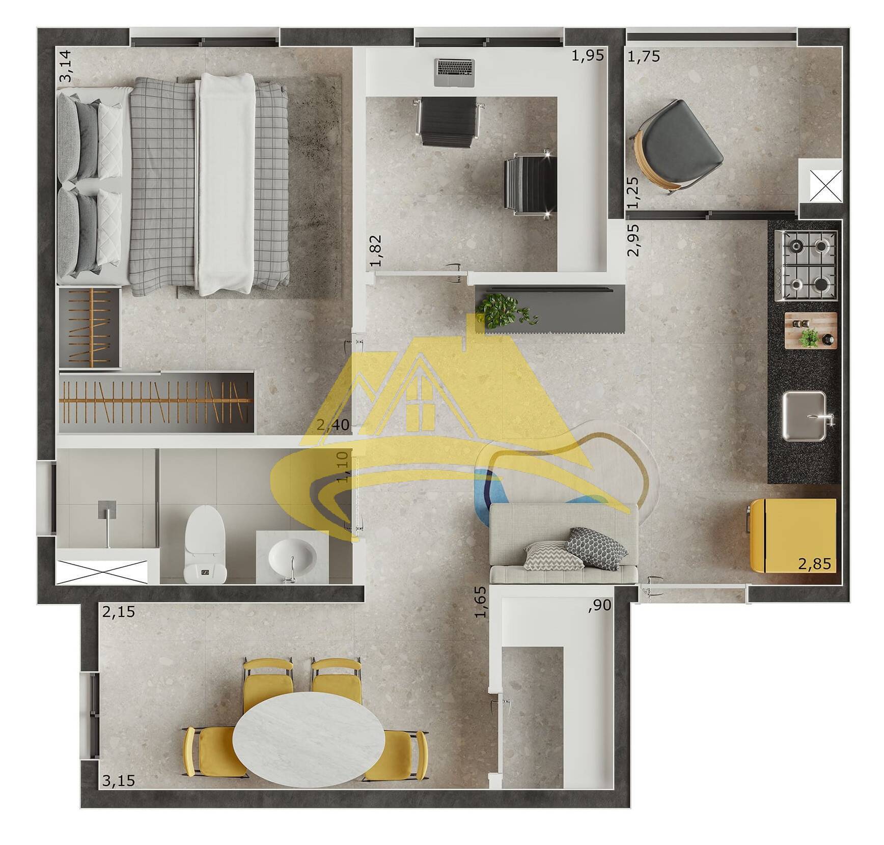 Apartamento à venda com 1 quarto, 18m² - Foto 23